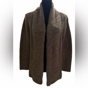 J.Jill shawl collar open-front oversized chunky cardigan size XS​